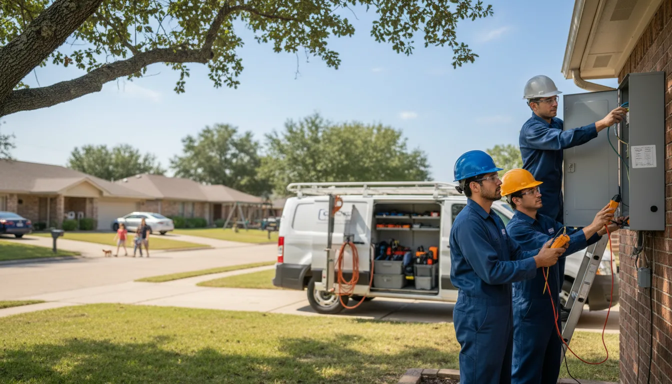 Certified electrician providing emergency electrical services in Lafayette, AL